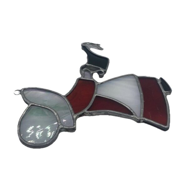 Vintage Stained Glass Sunbonnet Sue Sun Catcher Collectible Prairie Watering Can - Picture 6 of 13